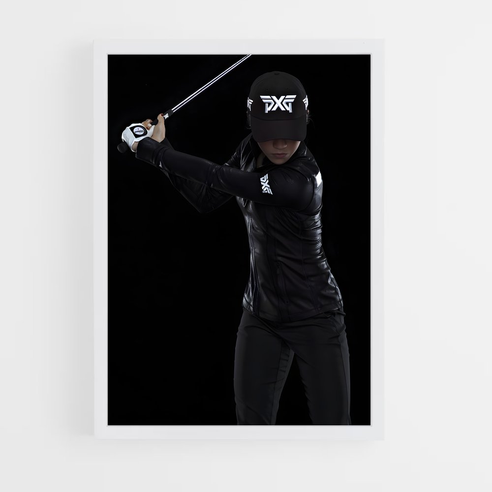 Poster Batwoman En Cuir – affiche Golf (vue 3)
